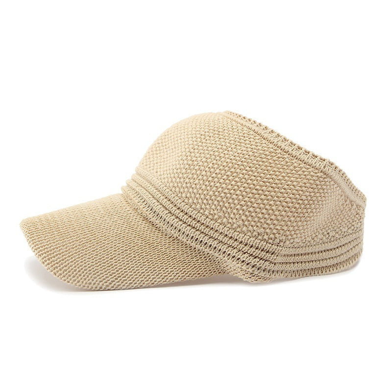 Casual Sun-proof Sunshade Knitted Ventilation Cap