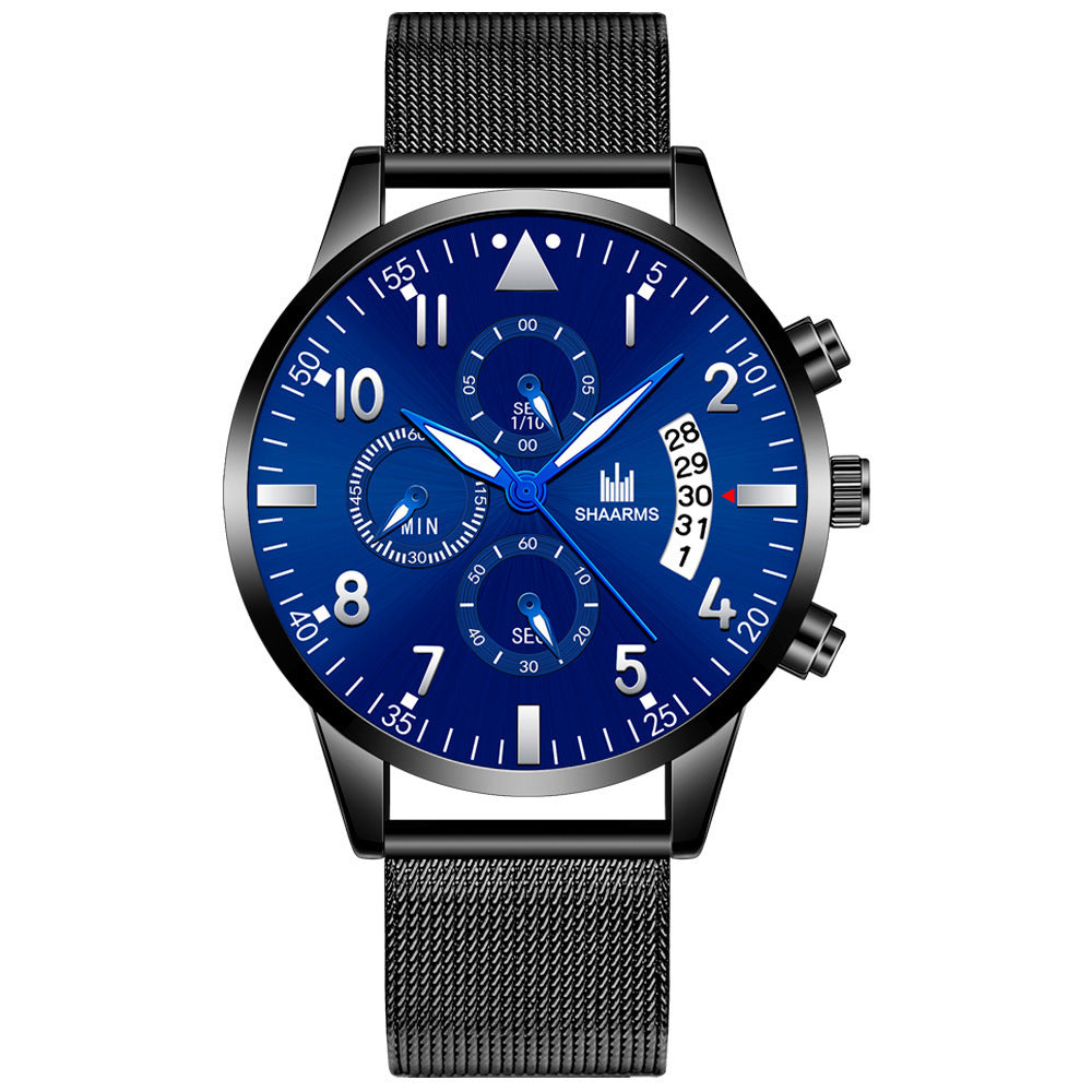 Men's Mesh Strap Quartz Watch