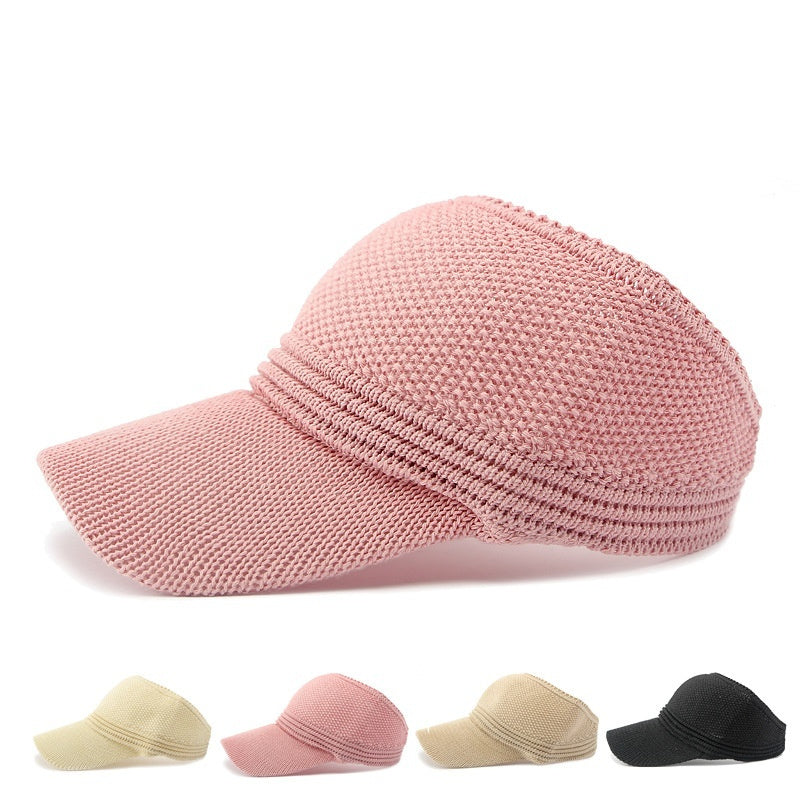 Casual Sun-proof Sunshade Knitted Ventilation Cap